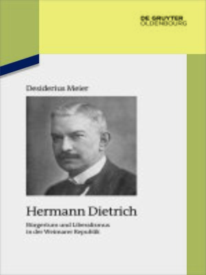 cover image of Hermann Dietrich